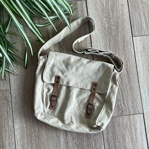 NWOT Canvas adjustable satchel